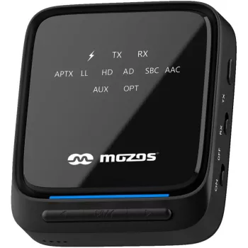 MOZOS B3 aptX HD Bluetooth 5.0 émetteur et récepteur avec Optical/AUX