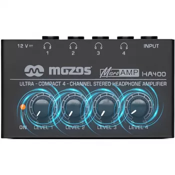 MOZOS HA400 Amplificateur de casque stéréo 4 canaux