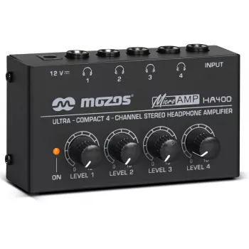 MOZOS HA400 Amplificateur de casque stéréo 4 canaux