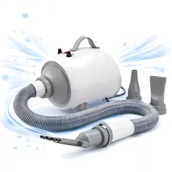 MOZOS XB2-PRO Air Blower and Pet Grooming Dryer, 2100 W, Grey/White