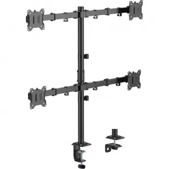MOZOS MS04 Support de bureau VESA pour 4 moniteurs 17-32 inch noir