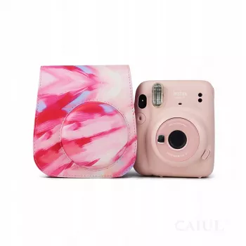 LOVEINSTANT Housse étui pochette pour Fujifilm Instax Mini 11 - motif coups de pinceau