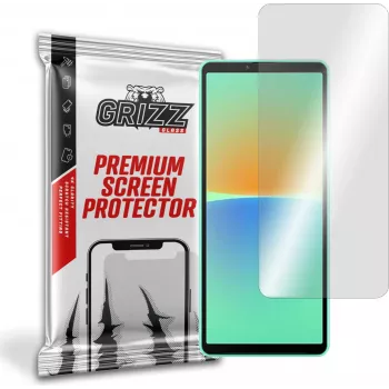 Protection d'écran en verre hybride GrizzGlass pour Sony Xperia 10 IV - transparent