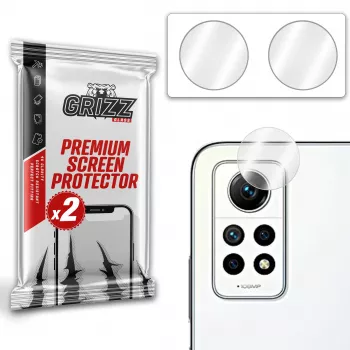 Protecteur d'objectif photo HybridGlass GrizzGlass pour Xiaomi Redmi Note 12 Pro 4G