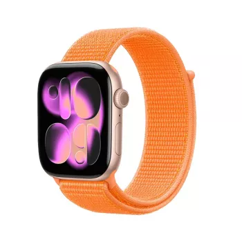 Bracelet Crong Nylon Sport Loop pour Apple Watch 38/40/41/42 mm orange