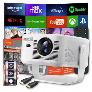 Mini projecteur portable Zenwire PrimeView IMC460 Pro Android 14 WiFi