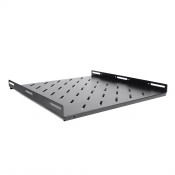 Étagère rack fixe RACKTEL RL-P800S 1U 19 inch profondeur 800mm capacité de charge 80kg noire