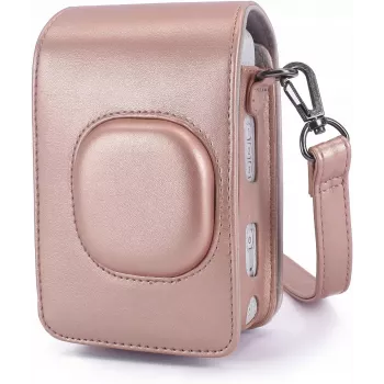 Étui de protection LOVEINSTANT pour Fujifilm Instax Mini LiPlay - rose brillant