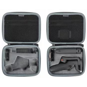 Sac de transport rigide SUNNYLIFE pour DJI Osmo Mobile 6, nylon EVA, antichoc, anti-poussière, résistant aux éclaboussures, noir