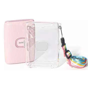 Étui de protection rigide transparent LOVEINSTANT pour Fujifilm Instax Mini Link 2