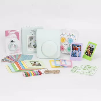 Ensemble d'accessoires 8 en 1 LOVEINSTANT pour Fujifilm Instax Mini 12, vert menthe