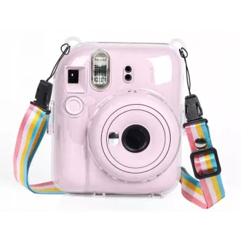 Coque de protection LOVEINSTANT pour Fujifilm Instax Mini 12 - transparente