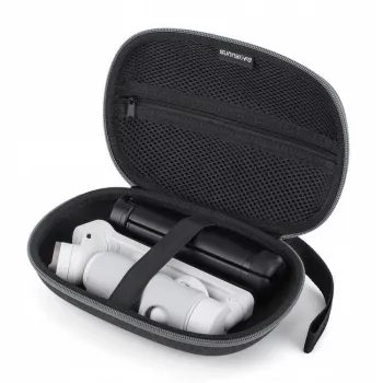 Étui rigide de protection SUNNYLIFE pour stabilisateur de smartphone - compatible avec Insta360 Flow, DJI Osmo Mobile 6/5/4/SE/3/2, Zhiyun, Feiyu - coque EVA noire
