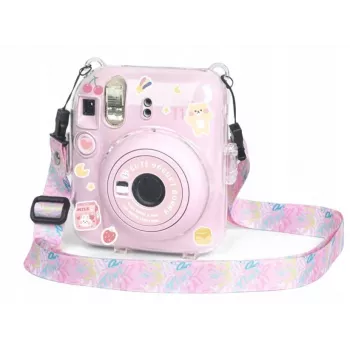 LOVEINSTANT Housse pour Fujifilm Instax Mini 12 avec autocollants - Yogurt Rabbit