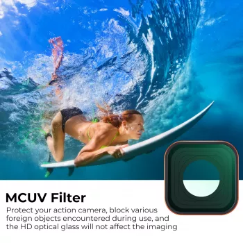 Filtre de protection UV KF Nano-X pour GoPro Hero 12/11/10/9 noir (KF01.2335)