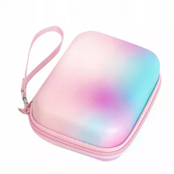 LOVEINSTANT Housse de protection pour Fujifilm Instax Mini Evo / Liplay / Square SQ Link / Link 2 SE, ombré multicolore