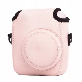LOVEINSTANT Pochette souple en néoprène pour Fujifilm Instax Mini 12 - rose