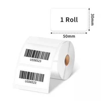 230 étiquettes adhésives thermiques directes Phomemo 50x30 mm pour M110 M120 M200 M220 M221 / XP5030-230
