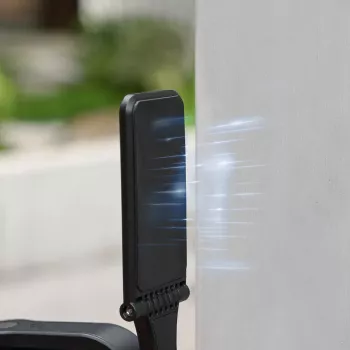 Plaque de fixation métallique magnétique SUNNYLIFE pour caméras d'action GoPro, Xiaomi, Insta360, SJCAM, DJI - noir
