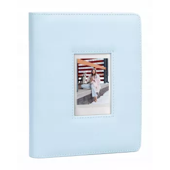 Album photo LOVEINSTANT 288 photos pour Fuji Instax Canon Xiaomi Polaroid HP Kodak Zink / fenêtre de couverture / bleu