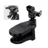 Fixation mentonnière pour casque de moto PULUZ pour GoPro Hero 12 11 Mini 10 9 8 7 6 5 4 3+ Max - PU927B