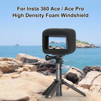 Couverture en mousse coupe-vent PULUZ pour Insta360 Ace Pro / Insta360 Ace (noir)