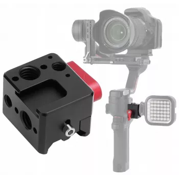 Adaptateur de fixation SUNNYLIFE 1/4 inch 3/8 inch ISO pour DJI Ronin RS3 / RS3 Pro / RS2 / RSC2