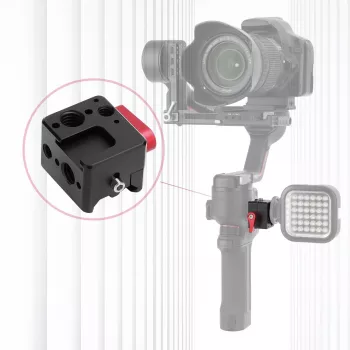 Adaptateur de fixation SUNNYLIFE 1/4 inch 3/8 inch ISO pour DJI Ronin RS3 / RS3 Pro / RS2 / RSC2