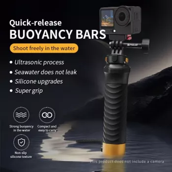 Poignée flottante bâton de flottabilité PULUZ pour caméras d'action GoPro SJCAM Xiaomi DJI Insta360 PU1053B