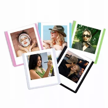 LOVEINSTANT Lot de 5 cadres photo magnétiques pour Polaroid Go - Couleurs assorties