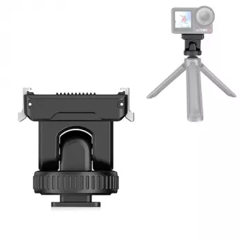 Adaptateur de support à fixation rapide PULUZ filetage 1/4 inch griffe froide pour DJI Osmo Action 3/4/5 Pro PU727B