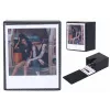 Boîte de rangement photo LOVEINSTANT pour 100 tirages – Compatible avec Fuji Instax Wide, Square, Polaroid 600, Now – Noir avec fenêtre de visualisation