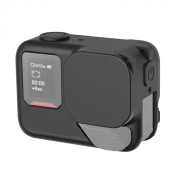 Étui de protection en silicone PULUZ pour Insta360 Ace Pro 2 - Noir