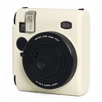 Étui de protection en silicone LOVEINSTANT pour Fujifilm Instax Mini 99 - Blanc