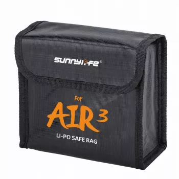 Housse ignifugée SUNNYLIFE pour 3 batteries DJI Air 3 / 3S