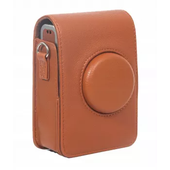Étui de protection LOVEINSTANT pour Fujifilm Instax Mini Evo - marron (vertical)