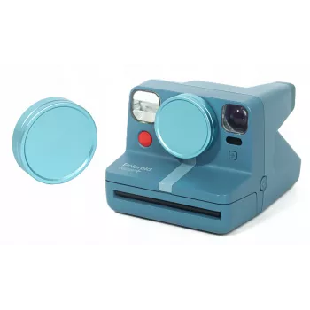Cache-objectif de protection en aluminium LOVEINSTANT pour Polaroid Now Now+ bleu