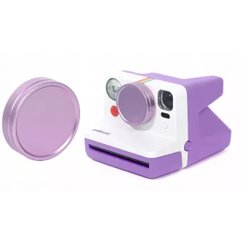 Bouchon d'objectif en aluminium LOVEINSTANT pour Polaroid Now / Now+, violet