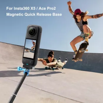 Support magnétique à fixation rapide PULUZ pour Insta360 X5 / X4 Air / Ace Pro 2 / PU771B