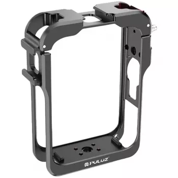 Cadre de protection à monture cadre PULUZ avec 2x supports de griffe froide et filetage 1/4 inch pour DJI Osmo 360 (PU781B)