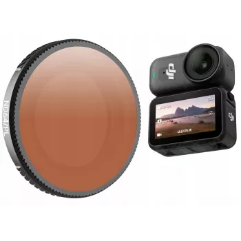 Filtre hybride 2 en 1 SUNNYLIFE polarisant PL + gris ND64 pour DJI Osmo Nano + étui / On-fi073-64p