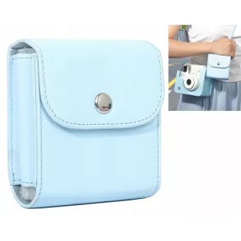 Boîte de rangement photo LOVEINSTANT pour photos Fujifilm Instax Square - bleue