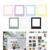Ensemble de 7 cadres photo magnétiques LOVEINSTANT pour Polaroid I-Type 600 SX-70 Noir
