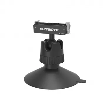 Fixation à ventouse SUNNYLIFE avec libération rapide, base magnétique 1/4 pouce pour DJI Osmo Nano Action 6 / ON-SC113-D