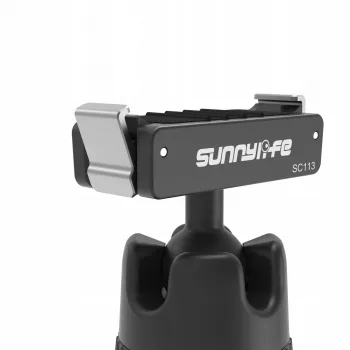 Fixation à ventouse SUNNYLIFE avec libération rapide, base magnétique 1/4 pouce pour DJI Osmo Nano Action 6 / ON-SC113-D