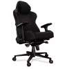 Chaise de bureau Yumisu 2050 Magnetic, tissu, noir/rose