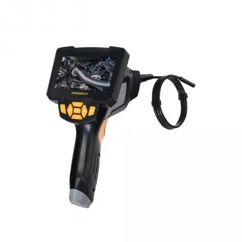 Endoscope industriel Ermenrich Seek VE40 sonde 5 m écran IPS 4,3 inch 1080P double objectif IP67