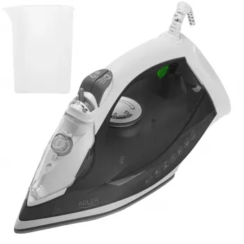 Fer à repasser vapeur Adler AD 5051 avec semelle céramique, 2600 W, réservoir 350 ml
