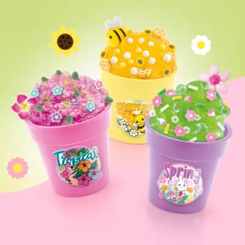 Kit créatif EPEE So Slime DIY Slime Shakers Floral Creations 3 pots de fleurs