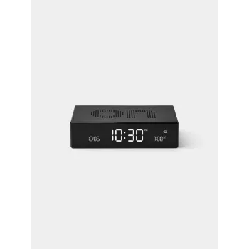 Réveil double face LEXON Flip Premium noir LR152N